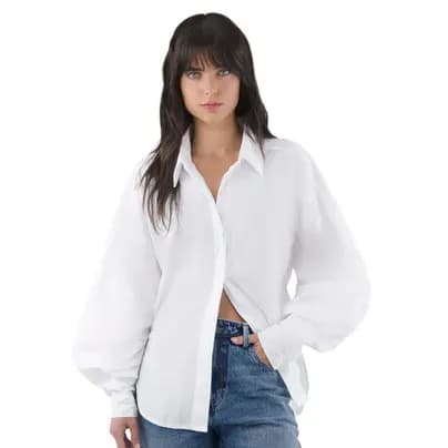 Tennis Camisa manga larga blanco L