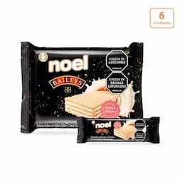 Galletas Wafer Noel sabor baileys x 6 paquetes x 24g c/u-0
