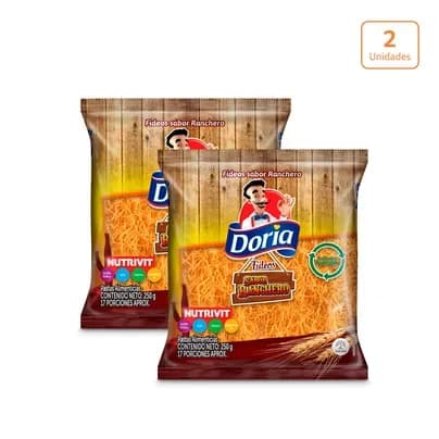 Fideo Doria sabor ranchero x 250g c/u