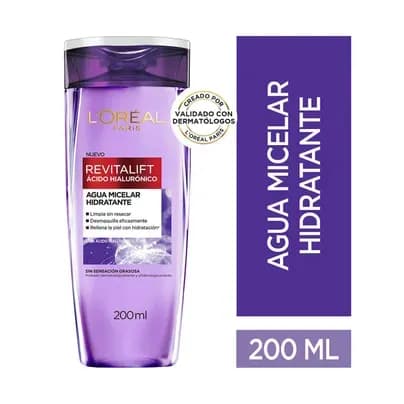 Agua Micelar Facial Revitalift Ácido Hialurónico x 200ml
