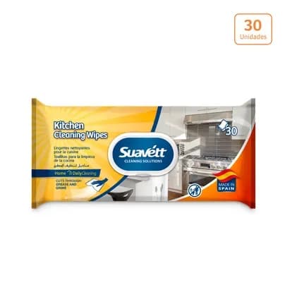 Toallas húmedas de cocina Suavett x 30 unds