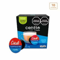 Cápsulas Centto Cappuccino Vainilla x10 unds x 11,5g c/u-0