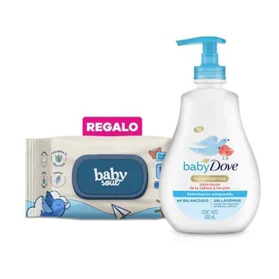 Jabón Líquido Dove Baby Humectación Enriquecida x 400ml