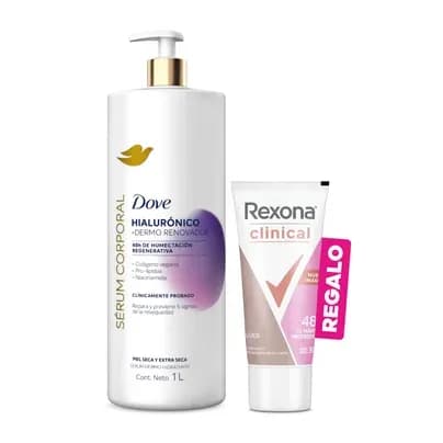 Crema corporal Dove Hialurónico Dermo Renovador x 1L