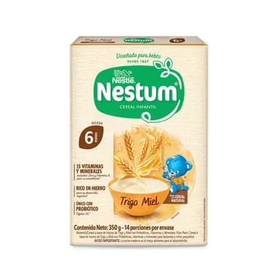 Cereal infantil Nestum trigo miel x 350g