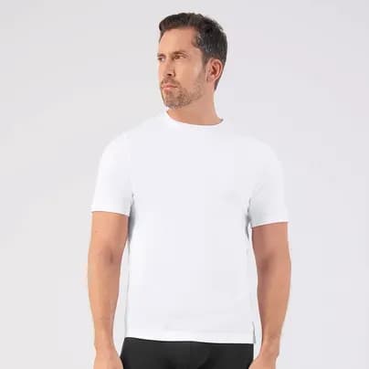 Patprimo Camiseta manga corta interior blanco M