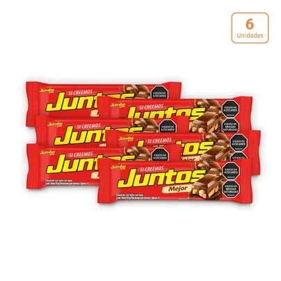 Chocolatina Jumbo Maní edición mundial x 6 unds x 90g c/u