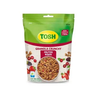 Granola Tosh Crunchy Frutos Rojos x 300g