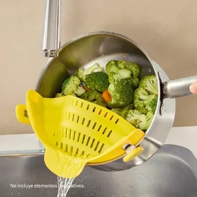 Escurridor para la olla Amarillo