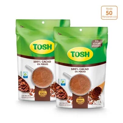 Tosh Bebida 100% Cacao x 200g