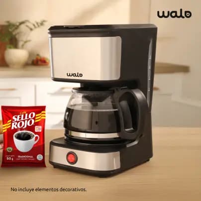 Cafetera x 6 tazas Walo