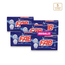 Jabón en barra Fab ultra flash floral x 300g c/u-0