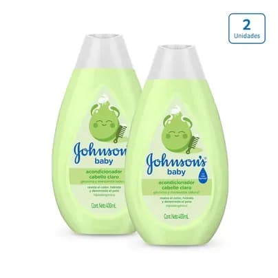 Acondicionador Johnson's Manzanilla x 2 unds x 400ml c/u